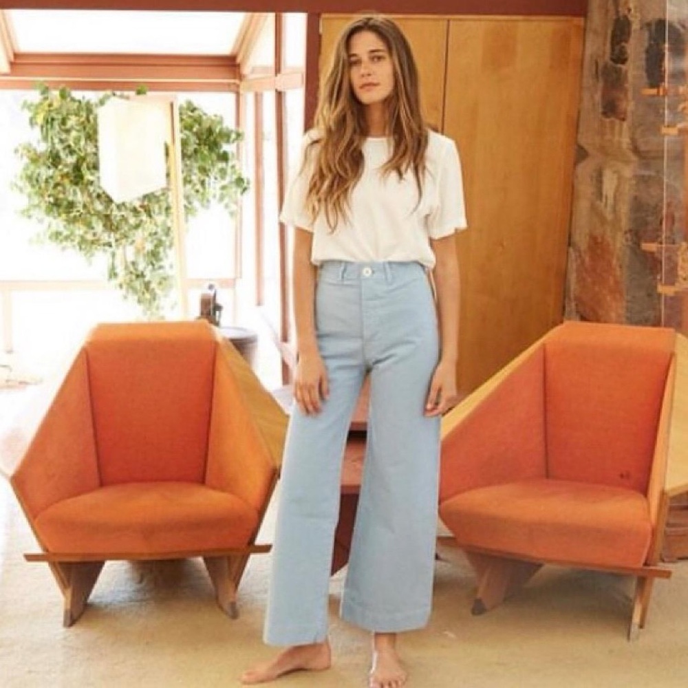 Jesse Kamm sailor pants piscine blue 2
